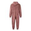 Pajama Adult For Men Relaxed Jumpsuits Pajamas Hooded Homewear Loose Fit Soft Plush Robes Plus Size Zipper Rompers view 4
