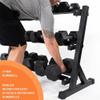 350 lb Weight Dumbbell Set with Rack of 6 Pairs, Rubber Hex Dumbbell with Rack, Hand Weights Set for Women Men, Complete Weight Set Barbell Coated for Exercise Training view 3