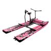 Spatium Water Bikes for Lake Inflatable Water Bike 3.0 Adult Inflatable Pontoon Water Bicycle 3-bladed Propeller One-Piece Rear Gear SUP Water Bike with Mat,Pink view 1