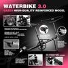 Spatium Water Bikes for Lake Inflatable Water Bike 3.0 Adult Inflatable Pontoon Water Bicycle 3-bladed Propeller One-Piece Rear Gear SUP Water Bike with Mat,Pink view 2