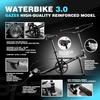 Spatium Inflatable Water Bikes for Lake 3.0 Adult Inflatable Pontoon Water Bicycle 3-bladed Propeller One-Piece Rear Gear SUP Water Bike with Mat,Blue view 2