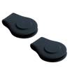 2 Pcs Silicone Golf Hat Clip Ball Marker Holder Strong Magnetic Attach to Pocket Cap Edge Belt Clothes Gift Golf Accessories for Women Men(Black) view 1