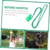 HANABASS 4pcs Soccer Whistle Lanyard Loud Crisp Sound for Referees and Emergency Whistle for Sports and Survival Use view 2