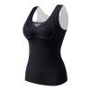 Womens Thermal Tank Tops Built in Bra Warm Underwear High Stretch Sleeveless Camisoles Comfy Soft Base Layer Vest,Fleece Lined Undershirt with Built in Bras view 1