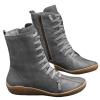 Ladmiple Cowgirl Boots Women Wide Calf Red Women's Fashion Ankle Booties Combat Boots Cowboy Cowgirl Western Short Booties Round Toe High Top Winter Walking Shoes view 1