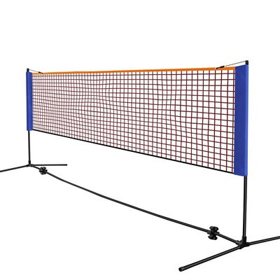 QOYBGJDD Tennis Net,Portable Badminton Net,Badminton Net 1.8cm Mesh Sturdy and Stable Net Frame Adjustable Height Easy to Carry Convenient Storage Multiple Suitable for Various Scenes(6.1m/20.0