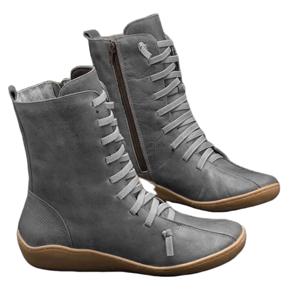 Ladmiple Cowgirl Boots Women Pink And White Women's Fashion Ankle Booties Combat Boots Cowboy Cowgirl Western Short Booties Round Toe High Top Winter Walking Shoes