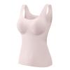 Womens Thermal Tank Tops Built in Bra Warm Underwear High Stretch Sleeveless Camisoles Comfy Soft Base Layer Vest,Thermal Wear with Built in Bras view 1