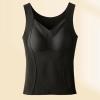 Womens Thermal Tank Tops Built in Bra Warm Underwear High Stretch Sleeveless Camisoles Comfy Soft Base Layer Vest,Tanktops with Built in Bras view 2