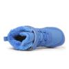 SECHRITE Toddler Kids Wide Barefoot Winter Boots High Top Girls Boys Warm Snow Boots Fur Lined Waterproof Non-Slip Minimalist Wide Toe Box Zero Drop Boots Ankle Booties Naturally Splay Blue 31 view 4