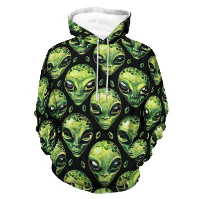 Peridot Alien Boxers Adult Hoodies Casual Sweatshirt Long Sleeve Pullover Hooded with Pockets for Women Men 3XL