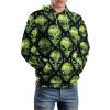 Peridot Alien Boxers Adult Hoodies Casual Sweatshirt Long Sleeve Pullover Hooded with Pockets for Women Men 3XL view 2