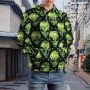 Peridot Alien Boxers Adult Hoodies Casual Sweatshirt Long Sleeve Pullover Hooded with Pockets for Women Men 3XL view 3