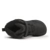 SECHRITE Toddler Kids Wide Barefoot Winter Boots High Top Girls Boys Warm Snow Boots Fur Lined Waterproof Non-Slip Minimalist Wide Toe Box Zero Drop Boots Ankle Booties Naturally Splay Black 34 view 4