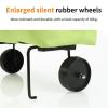 2 In 1 Foldable Shopping Cart Portable Shopping Bag With Wheels Lightweight Rolling Small rescent (Blue, One Size) view 3