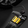 Portable Foot Pedal Pump, Lightweight Tire Pump for Traveling, Multifunctional Foot Operated Tire Pump, Heavy Duty Motorcycle Tire Inflator 11.42x5.12x3.54 for Vehicles, Motorcycle, Cars view 3