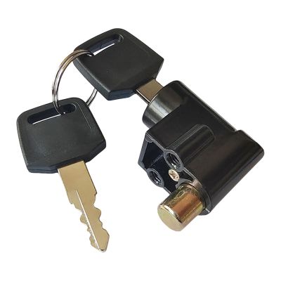 Universal Battery Box Lock for Electric Vehicles - Anti-Theft Metal Replacement Lock with 2 Keys, Fits E-Bike, Electrombile & Motorcycle