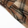 IDEALSANXUN Plaid Skirts for Women Fall Winter High Waisted A Line Pleated Maxi Midi Skirt, Light Brown, XXL view 4