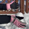 MAGARROW Kids Winter Warm Gloves Windproof Water-Resistant Snow Boys Girls Sport Gloves (Light Pink, 4-6 Years) view 3