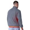G-III Sports Men's Scarlet/Heather Gray San Francisco 49ers Strong Arm Reversible Full-Zip Jacket view 4