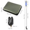 BSEWO Fishing Bait Swinger, Chain Alert Swinger Fishing Bite Alarms Chain Alert Swinger Set Digital Fishing Alarm Kit Led Alarm Indicator Alert Fishing Swinger Fishing Tackle with Zippered Box view 2