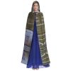 WHJSHOP Halloween Adult Hooded Cape for Parties and Costumes - Easy Care Otters Pattern view 2