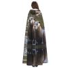 WHJSHOP Halloween Adult Hooded Cape for Parties and Costumes - Easy Care Otters Pattern view 4