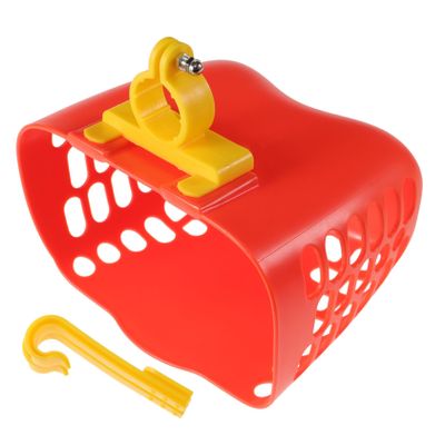 GOOHOCHY Boy Girl's Bike Front Basket Cute Storage for Toys Snacks Easy Install Models Vibrant Attachment for Cycling Fun