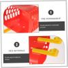 GOOHOCHY Boy Girl's Bike Front Basket Cute Storage for Toys Snacks Easy Install Models Vibrant Attachment for Cycling Fun view 4