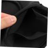 BRIGHTFUFU Anti-Slip Half Shoe Covers for Winter Cycling and Windproof Overshoes Durable Elastic for Road and Mountain Shoes Black view 4
