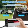 48V 15A Golf Cart Battery Charger for Yamaha G29 & Drive 2 Golf Carts, with 3-Pin Round Plug, 16FT Long Cable, Intelligent Charging Technology, Fast Charging & Multi-Protection view 4