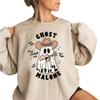 Ghost Malone Sweatshirt Funny Halloween Sweatshirt for Women Ghost Malone Shirt Halloween Season Gifts view 1