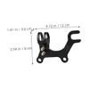 BESPORTBLE 2pcs Disc Brake Adapter for Modification Upgrade Your Bike Brake Bracket Components Easy Installation for Enhanced Performance view 2