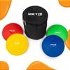 METIS Play Junior Athletics Practice Discus | 4 Pcs Ultra-Durable PVC Track & Field Discuses (0.8lbs) view 1
