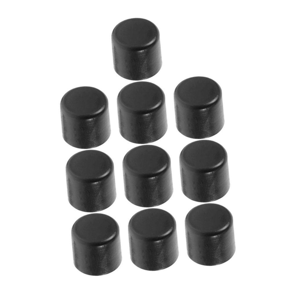 FAVOMOTO 10pcs Foosball Rod Caps Plastic Foosball Table End Covers Safety Plugs for Pole Replacement Parts for Game Football