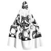 WHJSHOP Halloween Adult Hooded Cape for Parties and Costumes - Easy Care Cartoon raccoon Pattern view 1