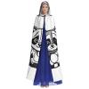 WHJSHOP Halloween Adult Hooded Cape for Parties and Costumes - Easy Care Cartoon raccoon Pattern view 2