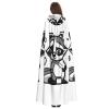 WHJSHOP Halloween Adult Hooded Cape for Parties and Costumes - Easy Care Cartoon raccoon Pattern view 4