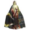 WHJSHOP Halloween Adult Hooded Cape for Parties and Costumes - Easy Care Funny Squirrel Pattern view 1