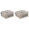 Hilitand 2Pcs Digital Electrical Counter 6 Bit LCD Display Count Locking Internal Power Supply Lithium Ion Batter view 1