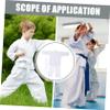 MOBUTOFU 1set Karate Uniforms for Adults Teens Breathable Quick-dry Training Clothes for Professional Practice Unconfined Motion Material Convenient Judogi Clothes view 3