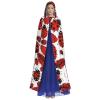 WHJSHOP Halloween Adult Hooded Cape for Parties and Costumes - Easy Care Ladybugs Pattern Infinite Speckled Pattern view 2