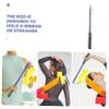 BRIGHTFUFU Adjustable Telescopic Pole for Ribbon Dance Gymnastics Cheerleading Wedding Decor view 3