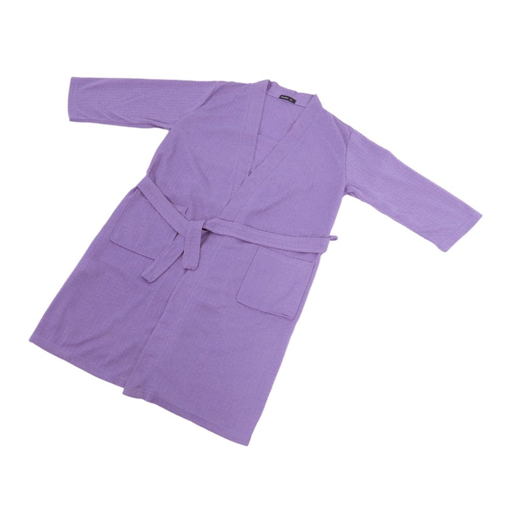 GLSTOY Bath Robe Gown Waffle Robe Women Long Shower Nightgown Lightweight Breathable Easy to Store