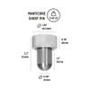 Bells of Steel Power Rack Pins Magnetic Power Cage Squat Rack Pin, LAT Pulldown Machines Gym Pin, Manticore Short view 3