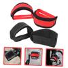 TOGEVAL 4pcs Adjustable Bike Pedal Straps Bicycle Pedal Toe Straps Exercise Bike Belts Footrest Traction Nylon Material view 2