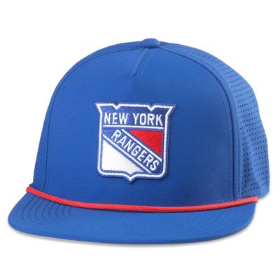 AMERICAN NEEDLE Officially Licensed NHL Hockey Buxton Pro Tech Hat, New York Rangers Performance Team Cap, 23003A Royal, Authentic, New