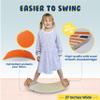 New Bounce Balance Board - Premium Wooden Wobble Board for Exercise & Balance Training - Supports Up to 480 Lbs. - Versatile Rocking Balance Boards for All Ages (Wood, Small, 10"x 27") view 3