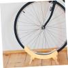 Hoement Solid Wood Bike Support Rear Bike Parking Stand Display Bracket Lightweight Compact for Home Outdoor view 4