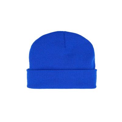 Ashen Fane Unisex Warm Acrylic Stretchable Beanie with Optional Stars Beanie, Cobalt